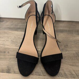 NWT Black Block Heel Sandals